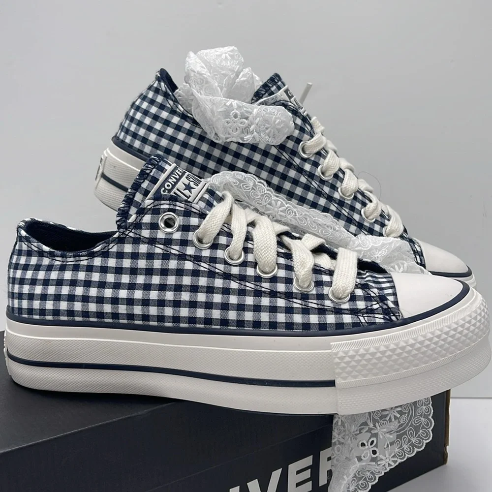 Converse WMNS CTAS Lift OX Sneakers Platform A13664C CTAS LIFT OX OBSIDIAN/WHITE